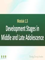 SHS-SS111 Slides 3  Development Stages in Middle and Late Adolescence