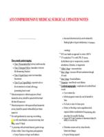 ATI COMPREHENSIVE MEDICAL SURGICAL UPDATED NOTES