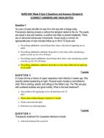 NURS 6541 Week 6 Quiz 2 Questions and Answers (Graded A)