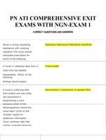 PN ATI COMPREHENSIVE EXIT EXAMS WITH NGN-EXAM 1