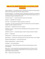 AQA JUNE 2022 BIOLOGY AS LEVEL 7401 PAPER 1