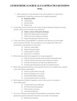 ATI HESI MEDICAL SURGICAL EXAM PRACTICE QUESTIONS 2023