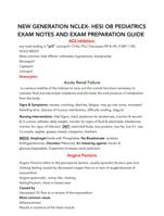 NEW GENERATION NCLEX- HESI OB PEDIATRICS EXAM NOTES AND EXAM PREPARATION GUIDE