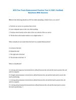 NYS Tow Truck Endorsement Practice Test 4 (100% Verified) Questions With Answers