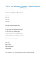 NYS Tow Truck Endorsement Practice Test 5 Questions and Answers (Graded A)