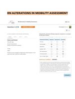 RN ALTERATIONS IN MOBILITY ASSESSMENT