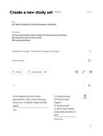 ATI Nursing Simulation Skills Module 3.0 Virtual Scenario: Nutrition Real Questions and Correct Answers 100% pass guaranteed.