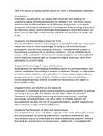 Dissertation on Philosophy for Students