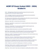 ACRP CP Exam (Latest 2023 – 2024) Graded A