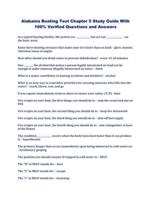 Alabama Boating Test Chapter 5 Study Guide With 100% Verified Questions and Answers