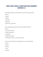 AMCA CMAC EXAM 3 QUESTIONS AND ANSWERS (GRADED A+)