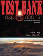 Test Bank For Explorations Introduction to Astronomy 9th Edition Thomas Arny