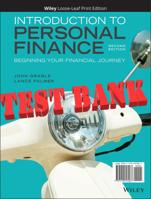 Introduction To Personal Finance Beginning Your Financial Journey 2nd Edition Test Bank