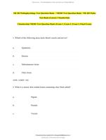 Chamberlain NR283 Test Bank (Exam 1, Exam 2, Exam 3, Final Exam)  Latest Questions & Answers