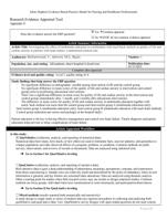 NR 716 Week 1 Johns Hopkins Research Evidence Appraisal Tool; Appendix E