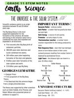 EARTH SCIENCE EXAM REVIEWER/NOTES