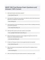 NEIEP 500 Final Review Exam Questions and Answers 100% Correct