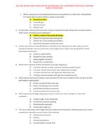 ATI ADVANCED MED SURG STUDY QUESTIONS AND ANSWERS WITH NGN (ANSWER KEY AT THE END)