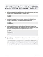 NGN ATI Capstone Fundamentals Exam GRADED A LATEST  VERSION QUESTINS AND ANSWERS