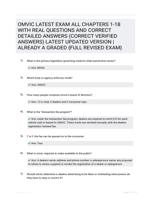 OMVIC LATEST EXAM  ALL CHAPTERS 1-18 WITH REAL QUESTIONS AND CORRECT DETAILED ANSWERS (CORRECT VERIFIED ANSWERS) LATEST UPDATED VERSION |ALREADY A GRADED {FULL REVISED EXAM}