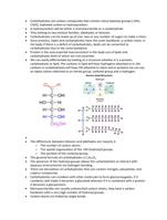 Carbohydrates class notes for biochemistry