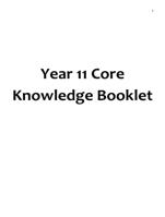 Core knowledge for GCSE subjects.