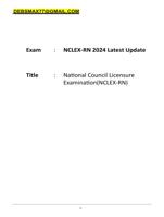 NCLEX-RN 2024 Latest Update With NGN