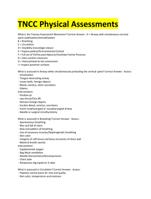 TNCC Physical Assessments Latest Update