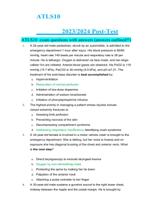 ATLS10 2023/2024 Post-Test latest Update