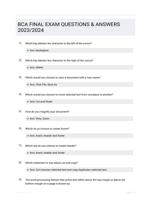 BCA FINAL EXAM QUESTIONS & ANSWERS 2023/2024