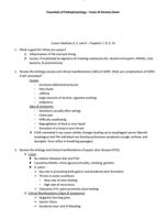 Essentials of Pathophysiology – Exam #2 Review Sheet