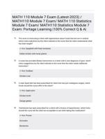 MHA 705 Module 7 Exam - Questions And Answers