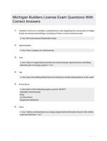 Builders License EXAM 2 2024 EXAM (AUTHENTIC EXAM WITH ANSWERS) KEY CONCEPTS EXAM GRADED A+]