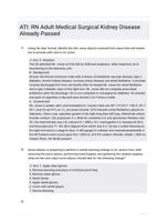 ATI: RN Adult Medical Surgical Kidney Disease Study Guide Rated A+