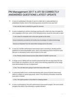 PN Management 2017 A ATI 50 CORRECTLY ANSWERED QUESTIONS LATEST UPDATE