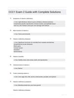 CCC1 Exam 2 Guide with Complete Solutions