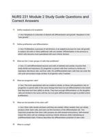 NURS 231 Module 2 Study Guide Questions and Correct Answers