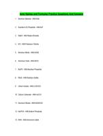 Ionic Names and Formulas Practice Questions And Answers