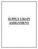 supply chain management activities