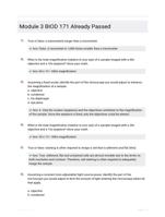 Module 3 BIOD 171 EXAM QUESTIONS (16 TERMS) WITH VERIFIED DEFINITIONS UPDATED 2024