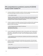 PN comprehensive predictor practice B [2020] Study Guide Graded A+