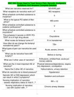 NSC 330: Drugs Used to Treat Severe Pain: Narcotic Analgesics Questions And Answers Complete Solution