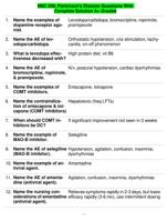 NSC 330: Parkinson's Disease Questions With  Complete Solution A+ Graded