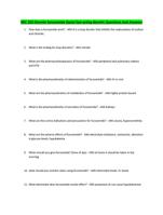 NSC 330 Diuretic furosemide (lasix) fast acting diuretic Questions And Answers