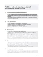 PYC2614 - All notes/assignments/self-assessments Already Passed