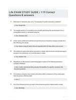 Life Exam  Paper Questions and  Answers (Verified  Answers) BEST FOR 2024  EXAM