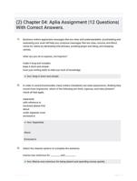 (2) Chapter 04: Aplia Assignment Study Guide Questions and Correct Answers