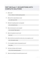 CNIT 340 Exam 1| 58 QUESTIONS| WITH COMPLETE SOLUTIONS