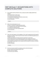 CNIT 340 Exam 1| 58 QUESTIONS| WITH COMPLETE SOLUTIONS