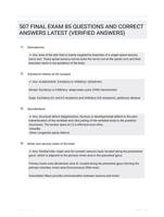 507 FINAL Exam questions well answered rated A+